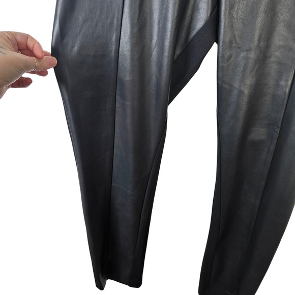 Philosophy Republic Clothing Womens Faux Leather Paneled Leggings Black XL - Picture 3 of 5